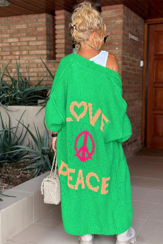 Sommerfeld | Liebe & Frieden - Long Sleeve Cardigan
