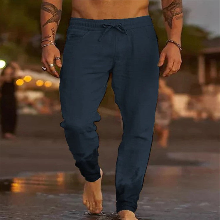 Winterfeld | Lässige Herren Strandhose aus Baumwolle (1 kaufen, 1 GRATIS dazu)