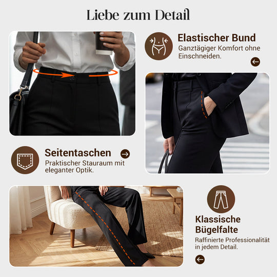Winterfeld | Damen Anzughose mit hoher Taille (1 kaufen, 1 GRATIS dazu)