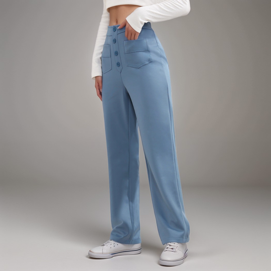 Winterfeld | Elastische Hose mit hoher Taille