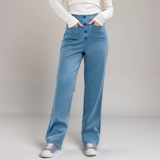 Winterfeld | Elastische Hose mit hoher Taille