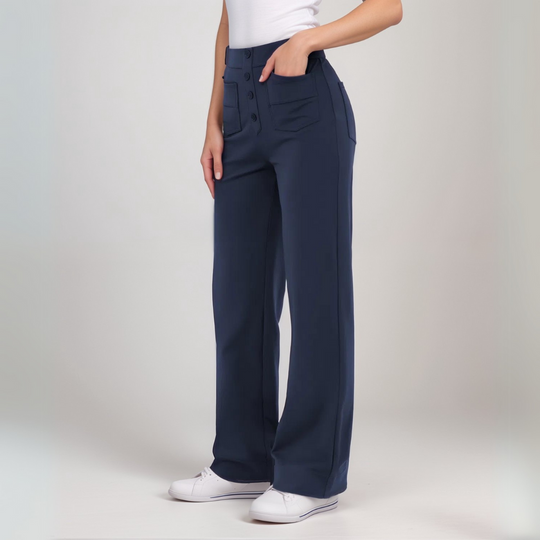 Winterfeld | Elastische Hose mit hoher Taille