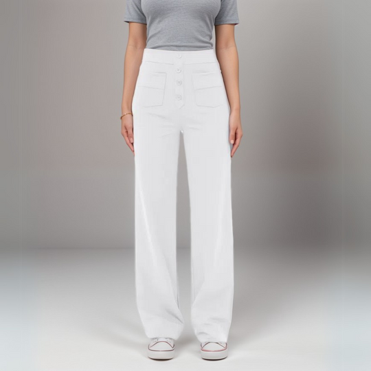 Winterfeld | Elastische Hose mit hoher Taille