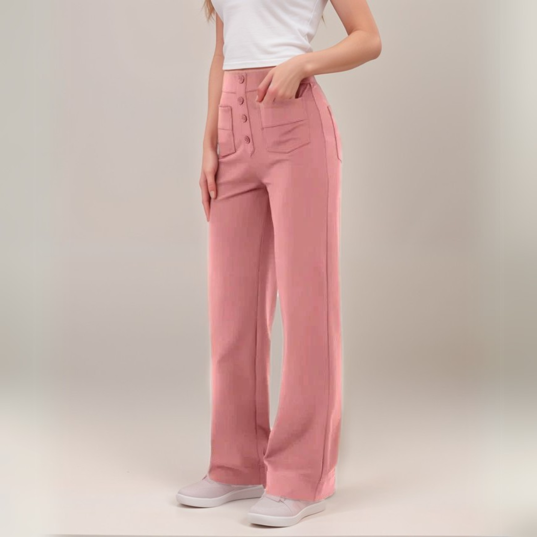 Winterfeld | Elastische Hose mit hoher Taille