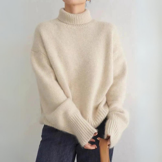 Sommerfeld | Strickpullover mit Rollkragen
