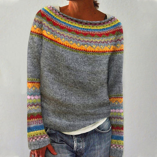 Sommerfeld | Strickpullover mit Rundhalsausschnitt