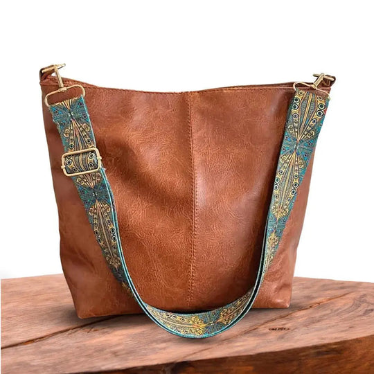 Winterfeld Tasche - Schulter Tasche mit Verzierung