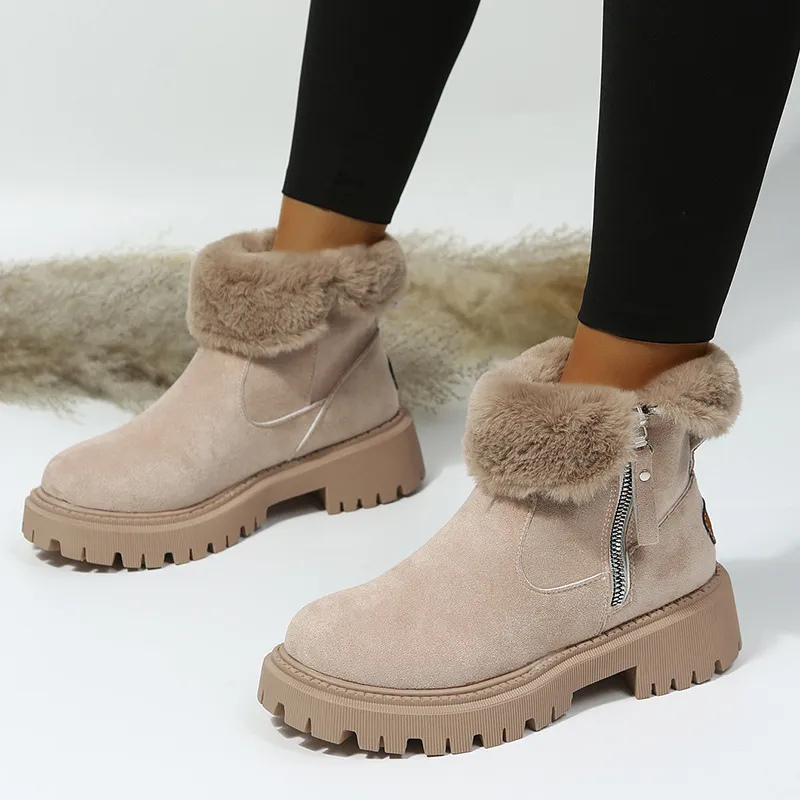 Winterfeld™ | Gefütterte Winterstiefel mit Seitlichem Reißverschluss