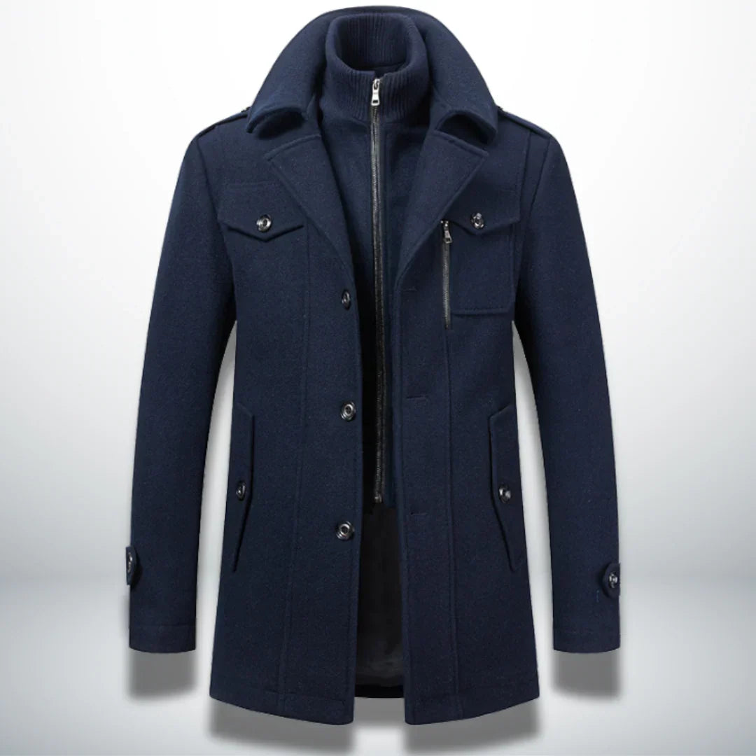 Sommerfeld | Luxuriöser Doppelkragen-Trenchcoat für Herren
