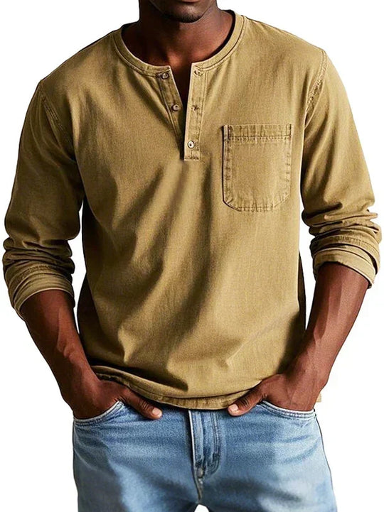Sommerfeld | Henleyshirt mit langen Ärmeln (1 kaufen, 1 GRATIS dazu)