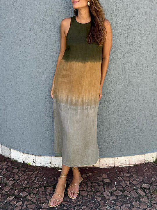 Angela™ | Elegantes Kleid mit Naturmuster