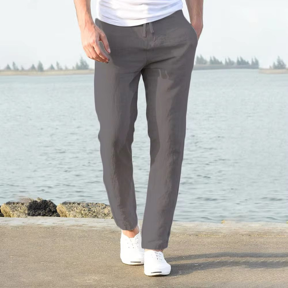 Winterfeld™ | Herren Freizeithose mit elastischem Bund – Bequeme und stilvolle Stoffhose für Alltag und Urlaub