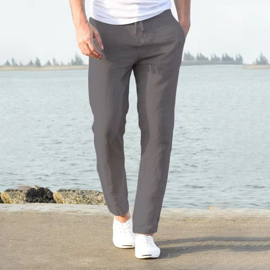 Winterfeld™ | Herren Freizeithose mit elastischem Bund – Bequeme und stilvolle Stoffhose für Alltag und Urlaub