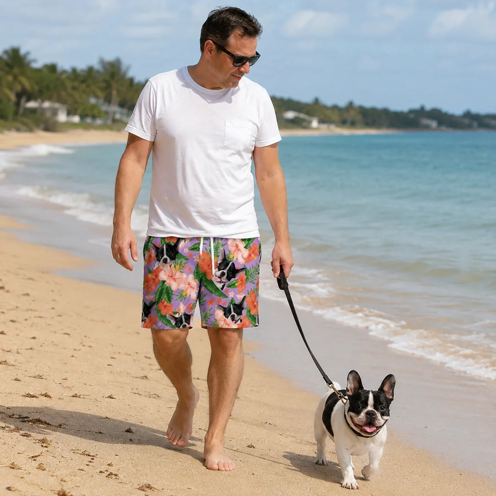 Winterfeld - Personalisierte Badehose "Haustier"