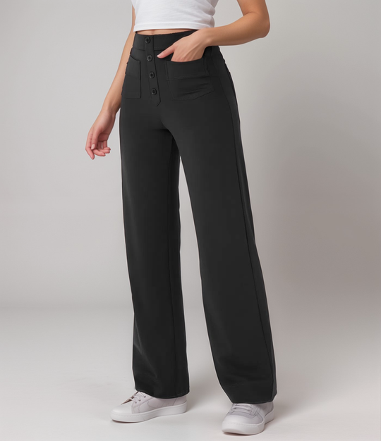 Winterfeld | Elastische Hose mit hoher Taille