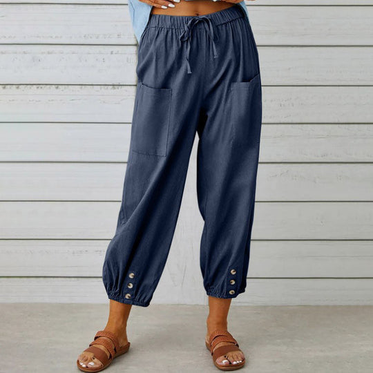 Sommerfeld | Hose aus Baumwollleinen (1 Kaufen, 1 GRATIS dazu)