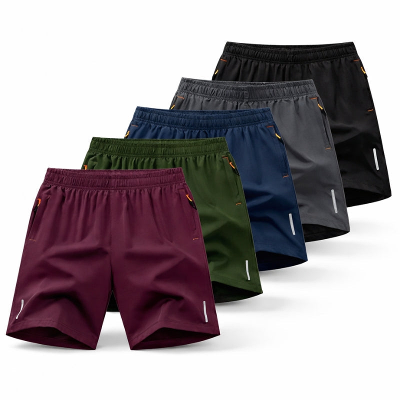 Winterfeld | Leichte Sport-Shorts für Herren (5er-Set)