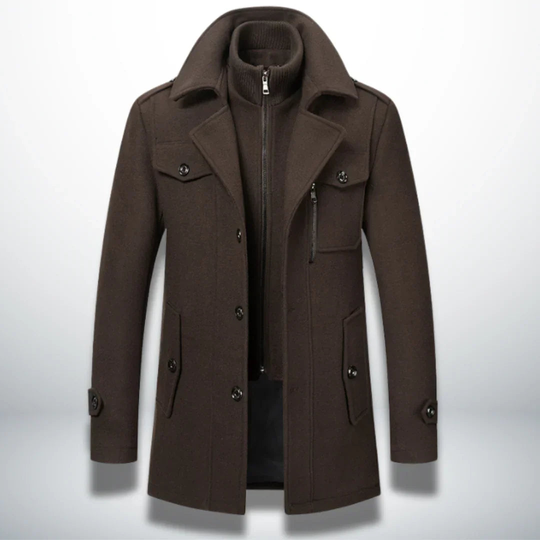 Sommerfeld | Luxuriöser Doppelkragen-Trenchcoat für Herren