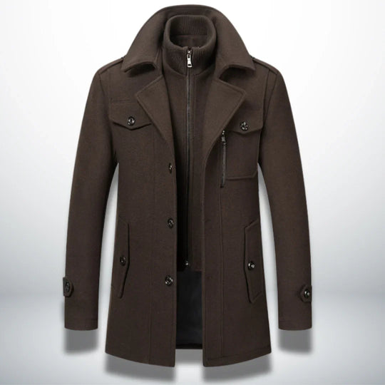 Sommerfeld | Luxuriöser Doppelkragen-Trenchcoat für Herren