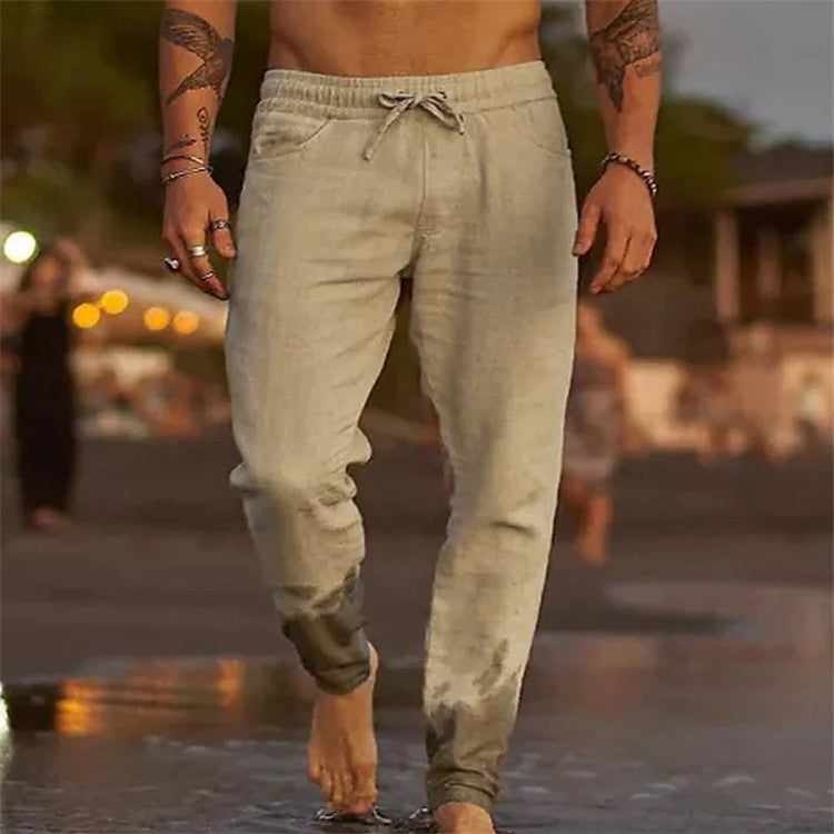 Winterfeld | Lässige Herren Strandhose aus Baumwolle (1 kaufen, 1 GRATIS dazu)