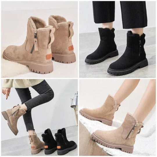 Winterfeld™ | Gefütterte Winterstiefel mit Seitlichem Reißverschluss