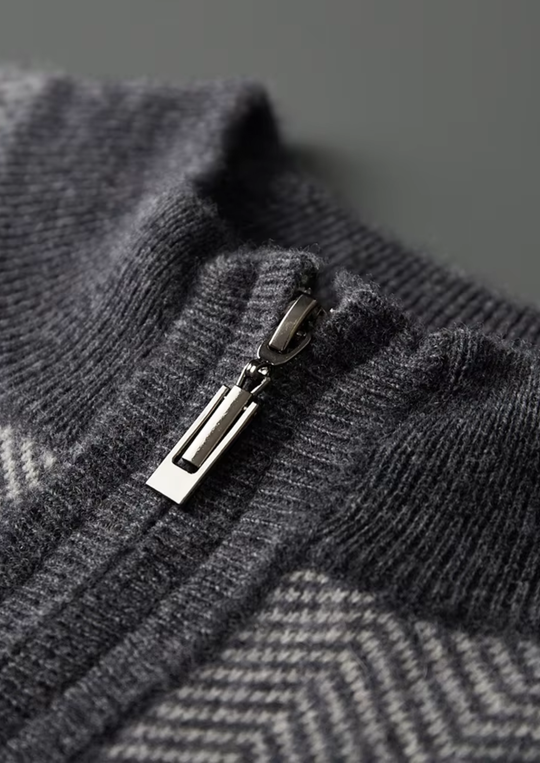 Winterfeld | Set aus feinster Merinowolle mit Muster