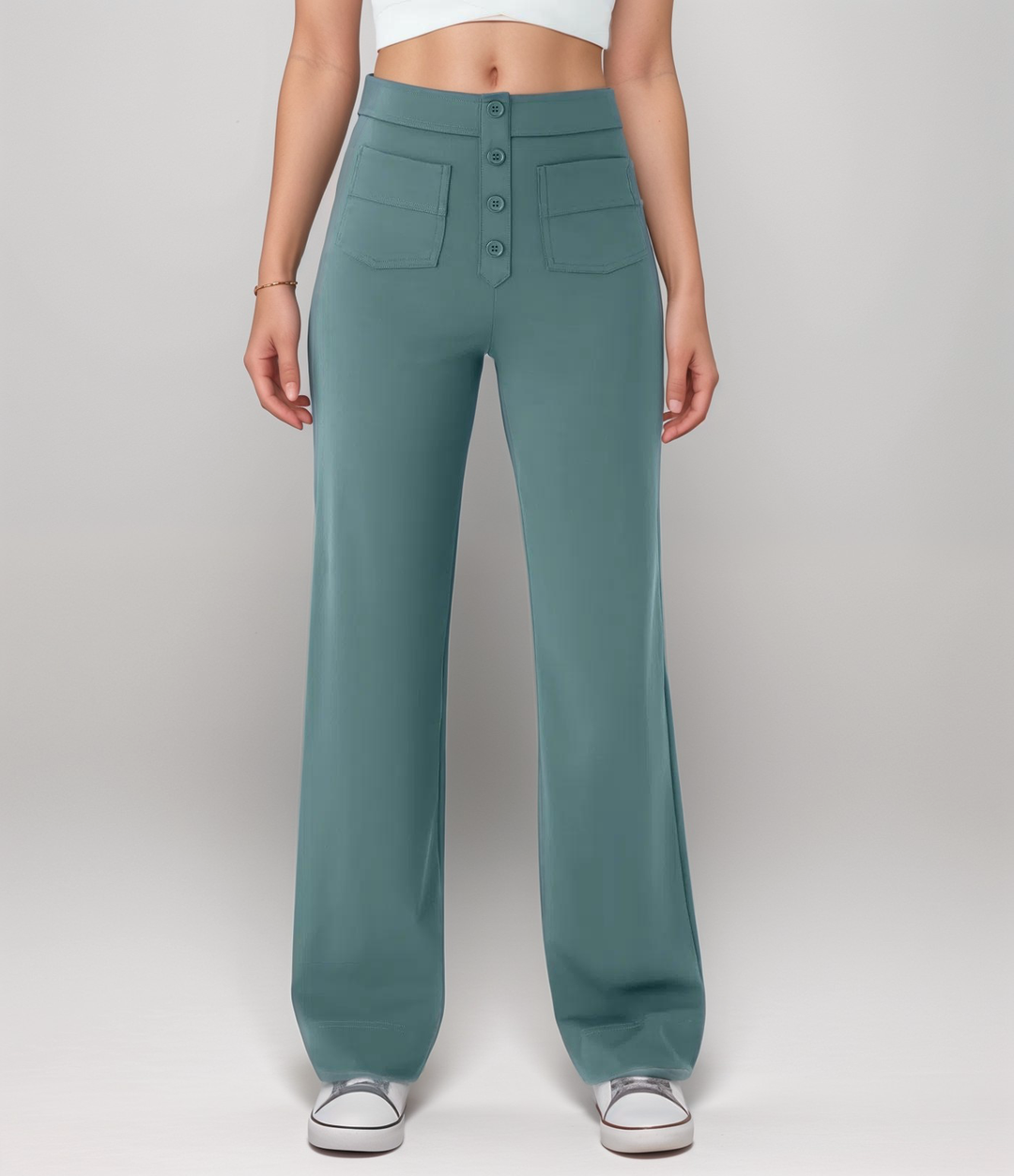 Winterfeld | Elastische Hose mit hoher Taille