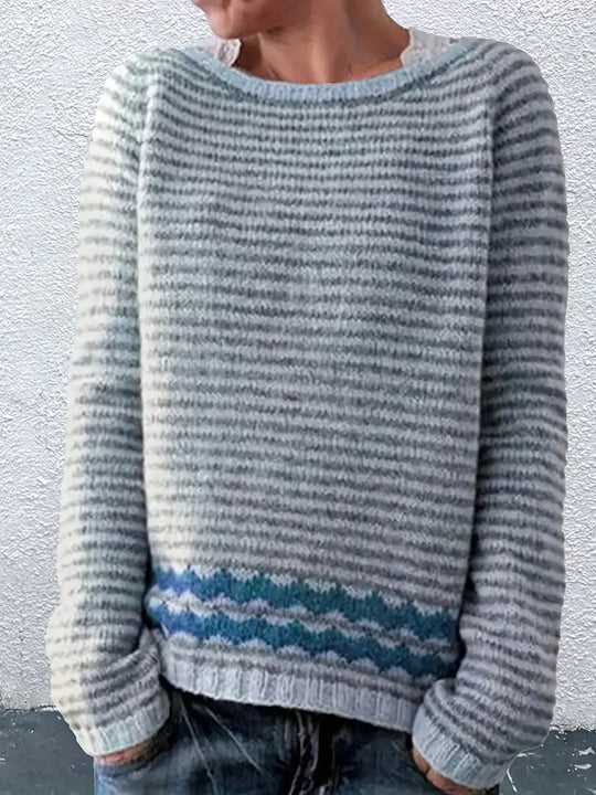 Sommerfeld | Gestreifter Strickpullover