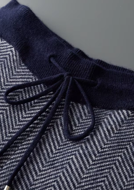 Winterfeld | Set aus feinster Merinowolle mit Muster