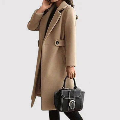 Winterfeld™ | Clara – Wollmantel mit Gürtel