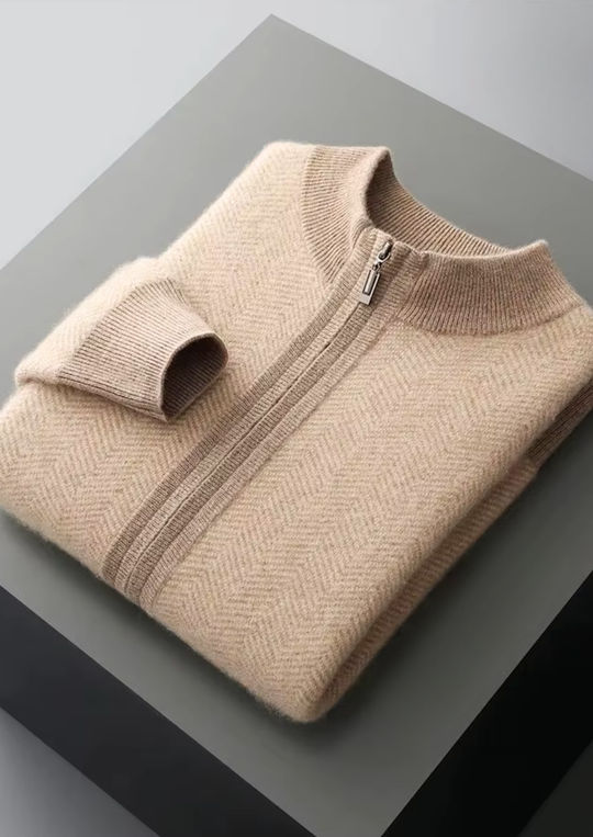 Winterfeld | Set aus feinster Merinowolle mit Muster