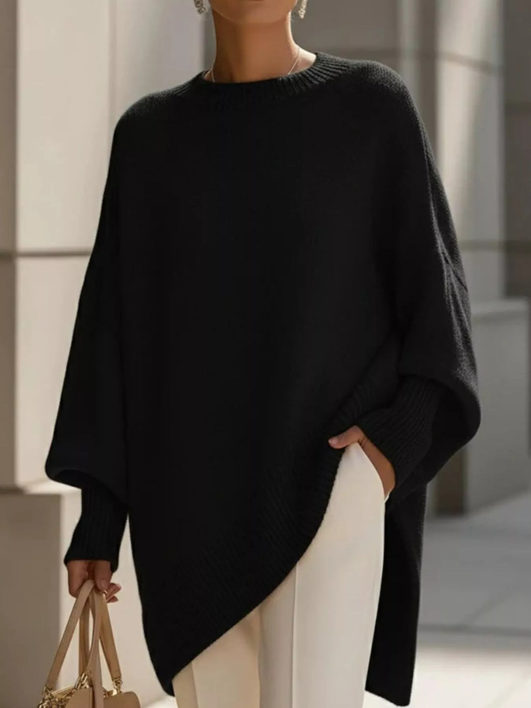 Sommerfeld | Oversize-Pullover mit Fledermausärmeln