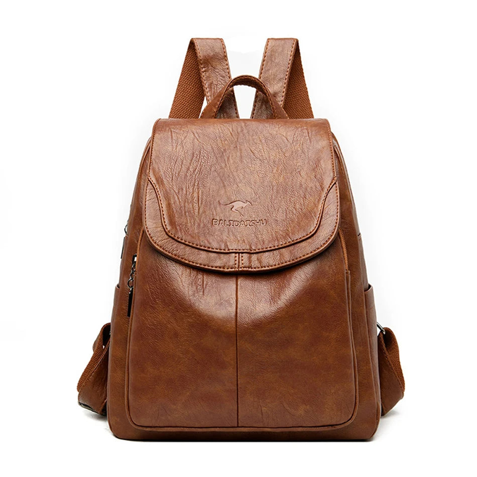 Eda | Anti-Diebstahl-Rucksack aus Leder