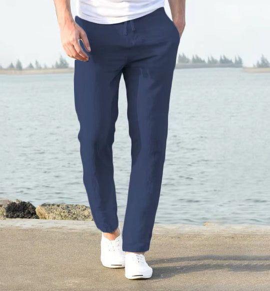 Winterfeld™ | Herren Freizeithose mit elastischem Bund – Bequeme und stilvolle Stoffhose für Alltag und Urlaub