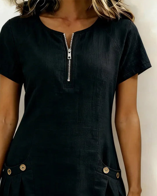 Sommerfeld | Damen-Etui-Kleid, kurzärmelig