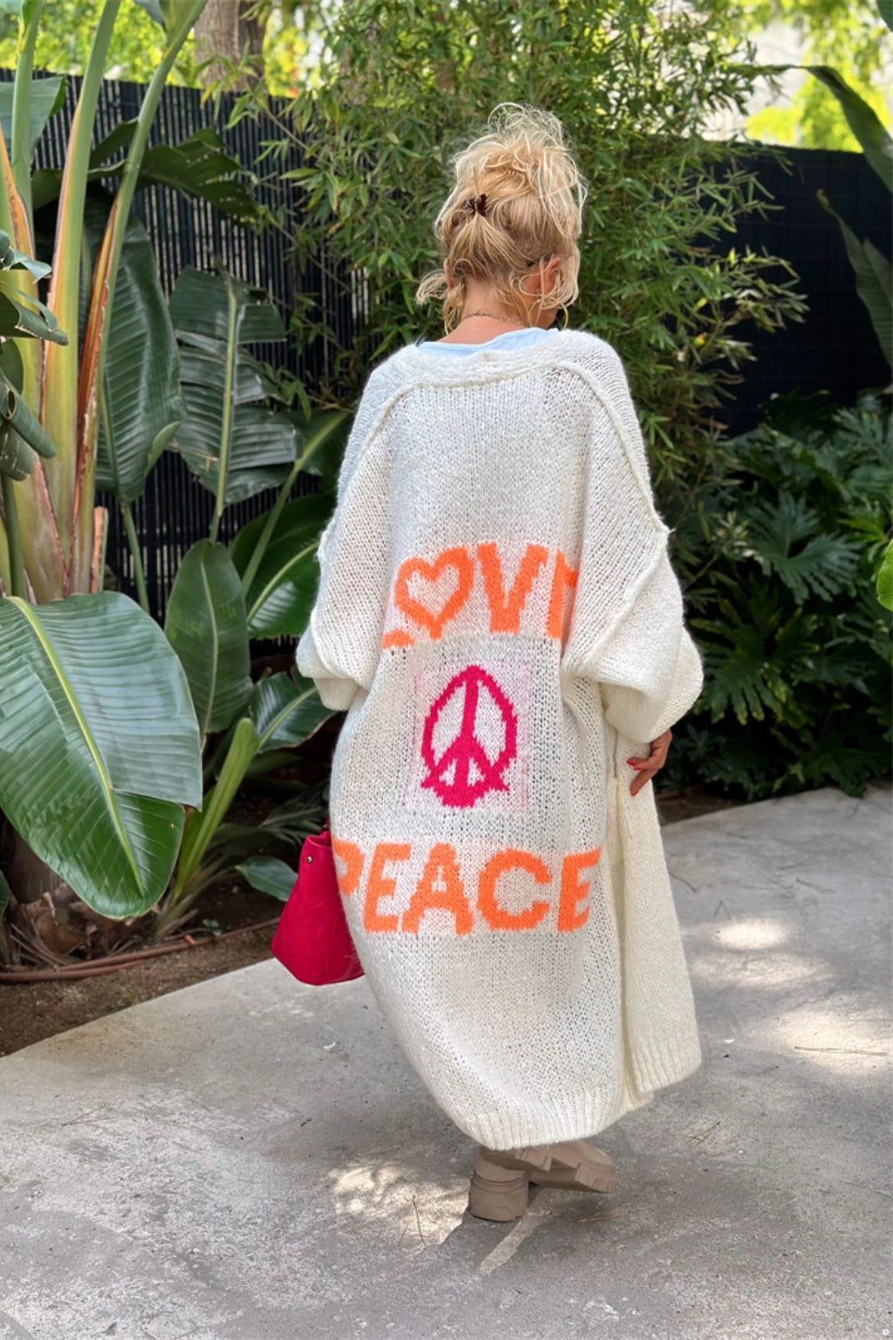 Sommerfeld | Liebe & Frieden - Long Sleeve Cardigan
