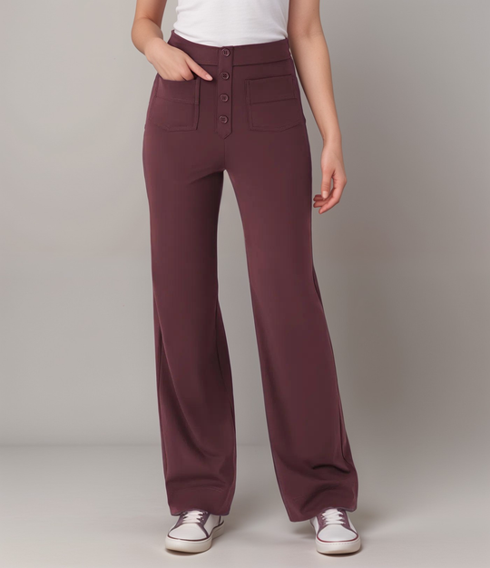 Winterfeld | Elastische Hose mit hoher Taille