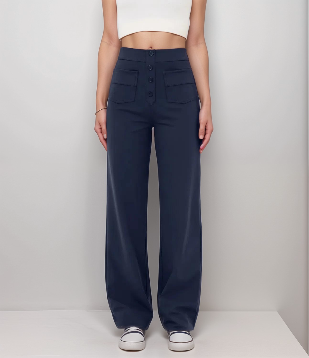 Winterfeld | Elastische Hose mit hoher Taille