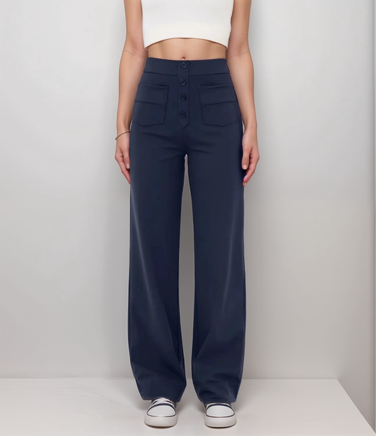 Winterfeld | Elastische Hose mit hoher Taille