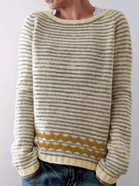 Sommerfeld | Gestreifter Strickpullover
