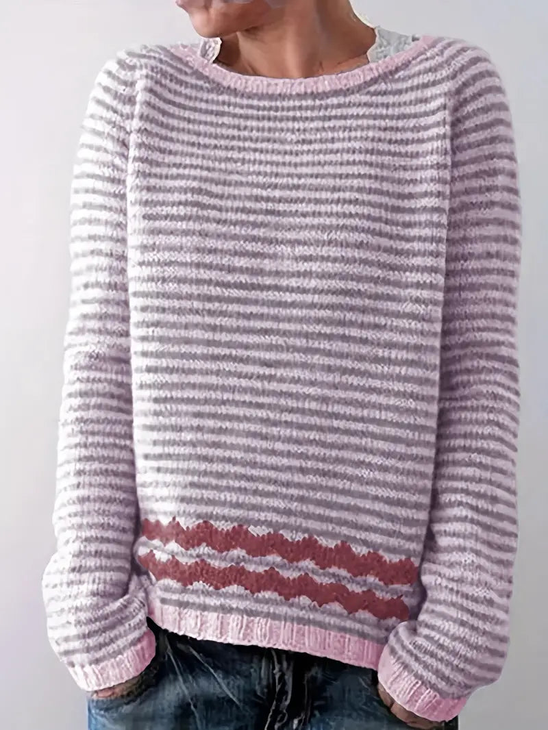 Sommerfeld | Gestreifter Strickpullover