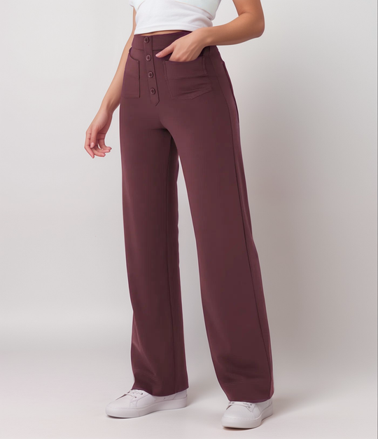 Winterfeld | Elastische Hose mit hoher Taille
