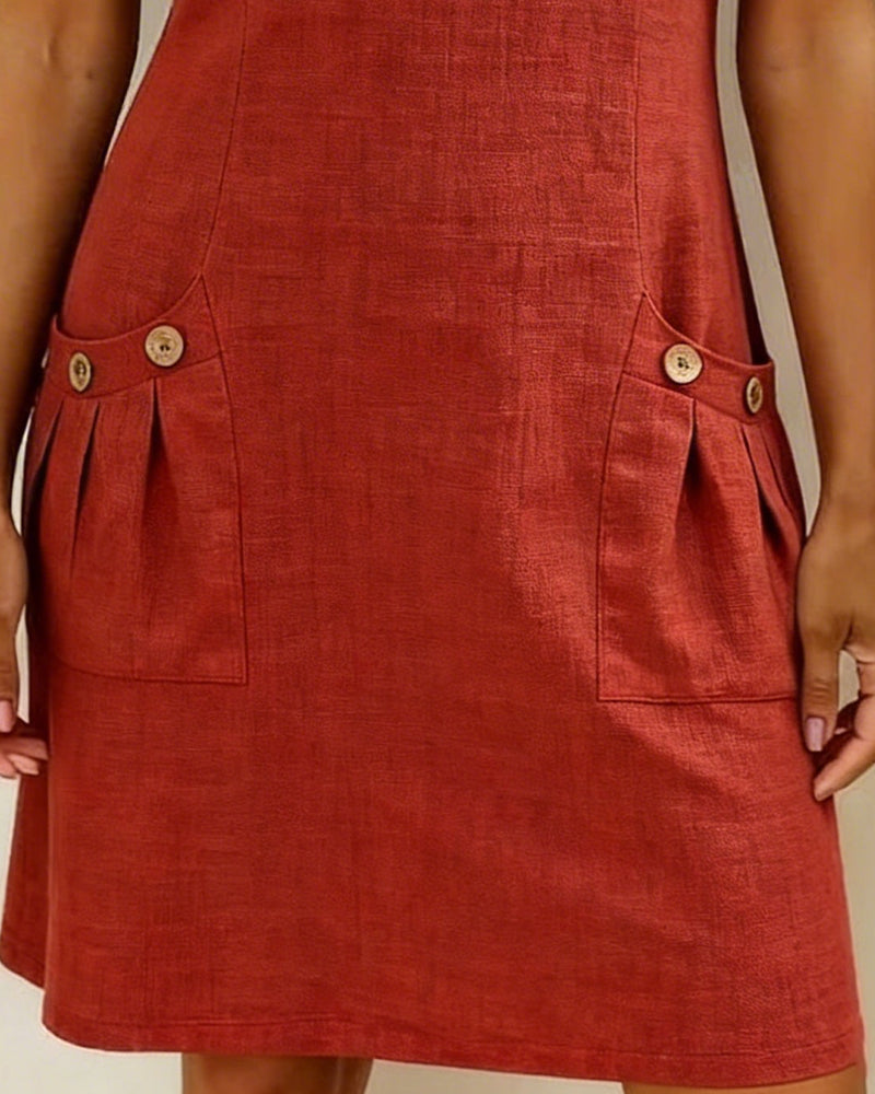 Sommerfeld | Damen-Etui-Kleid, kurzärmelig