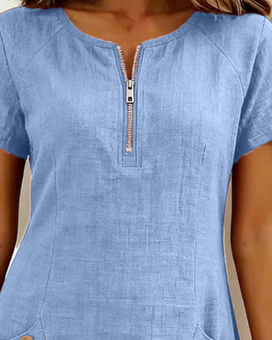 Sommerfeld | Damen-Etui-Kleid, kurzärmelig