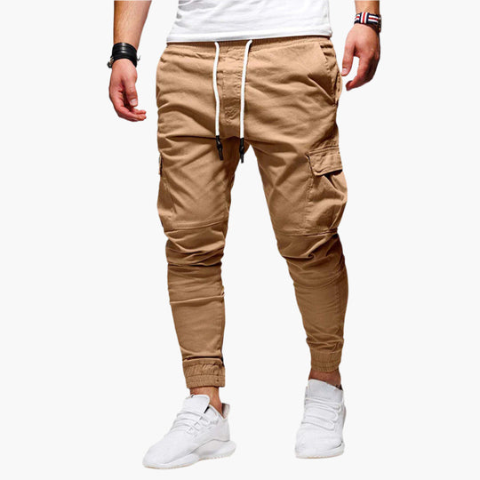 Winterfeld™ | Herren Cargo Jogginghose – Moderne Streetwear Freizeithose mit Taschen und Elastikbund, Outdoor & Alltag