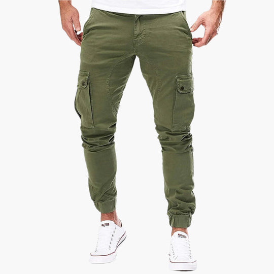 Winterfeld™ | Herren Cargo Jogginghose – Moderne Streetwear Freizeithose mit Taschen und Elastikbund, Outdoor & Alltag