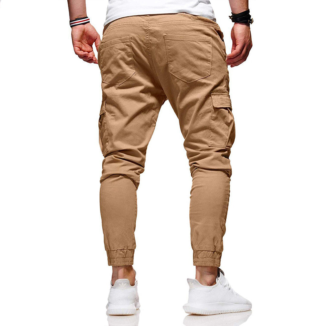 Winterfeld™ | Herren Cargo Jogginghose – Moderne Streetwear Freizeithose mit Taschen und Elastikbund, Outdoor & Alltag