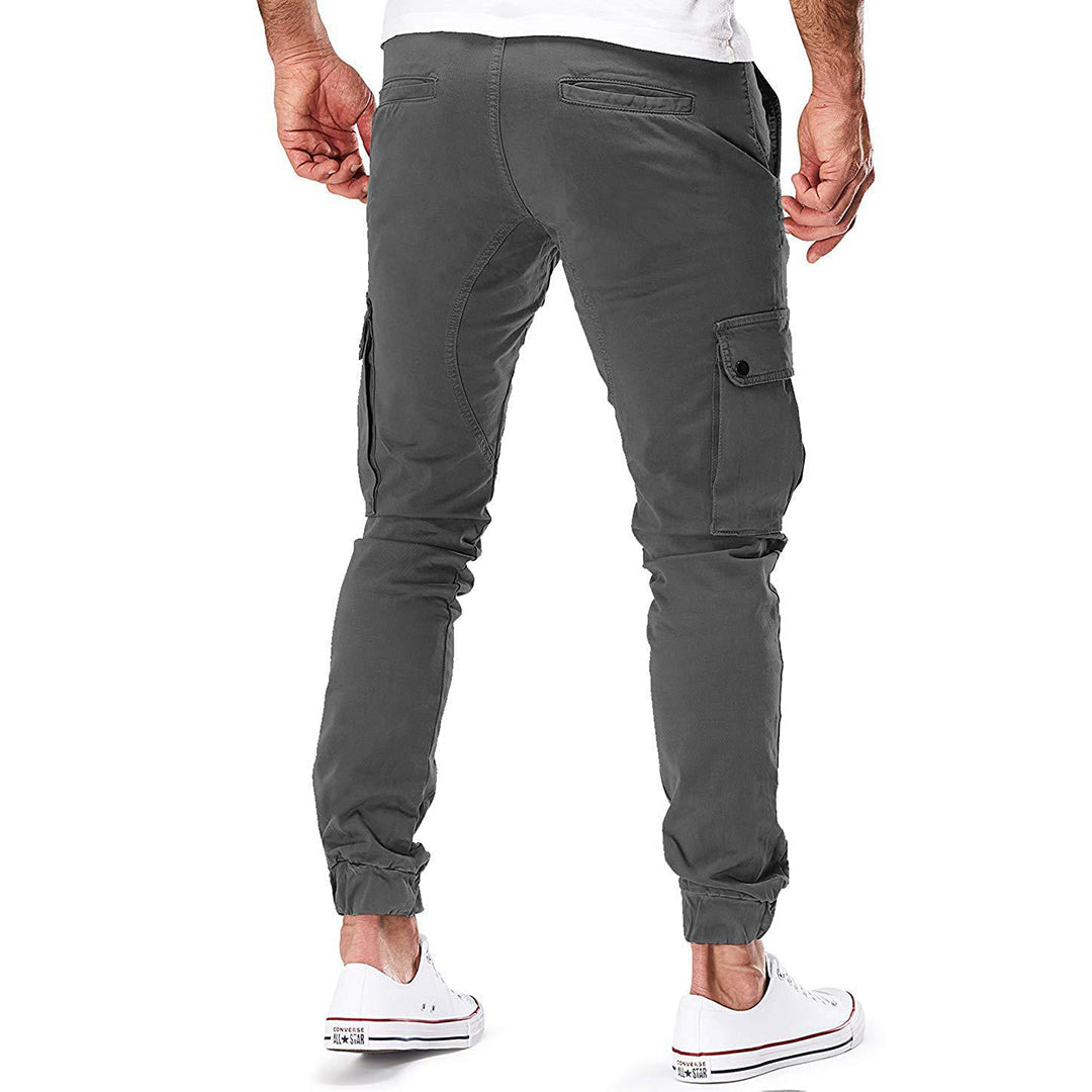 Winterfeld™ | Herren Cargo Jogginghose – Moderne Streetwear Freizeithose mit Taschen und Elastikbund, Outdoor & Alltag
