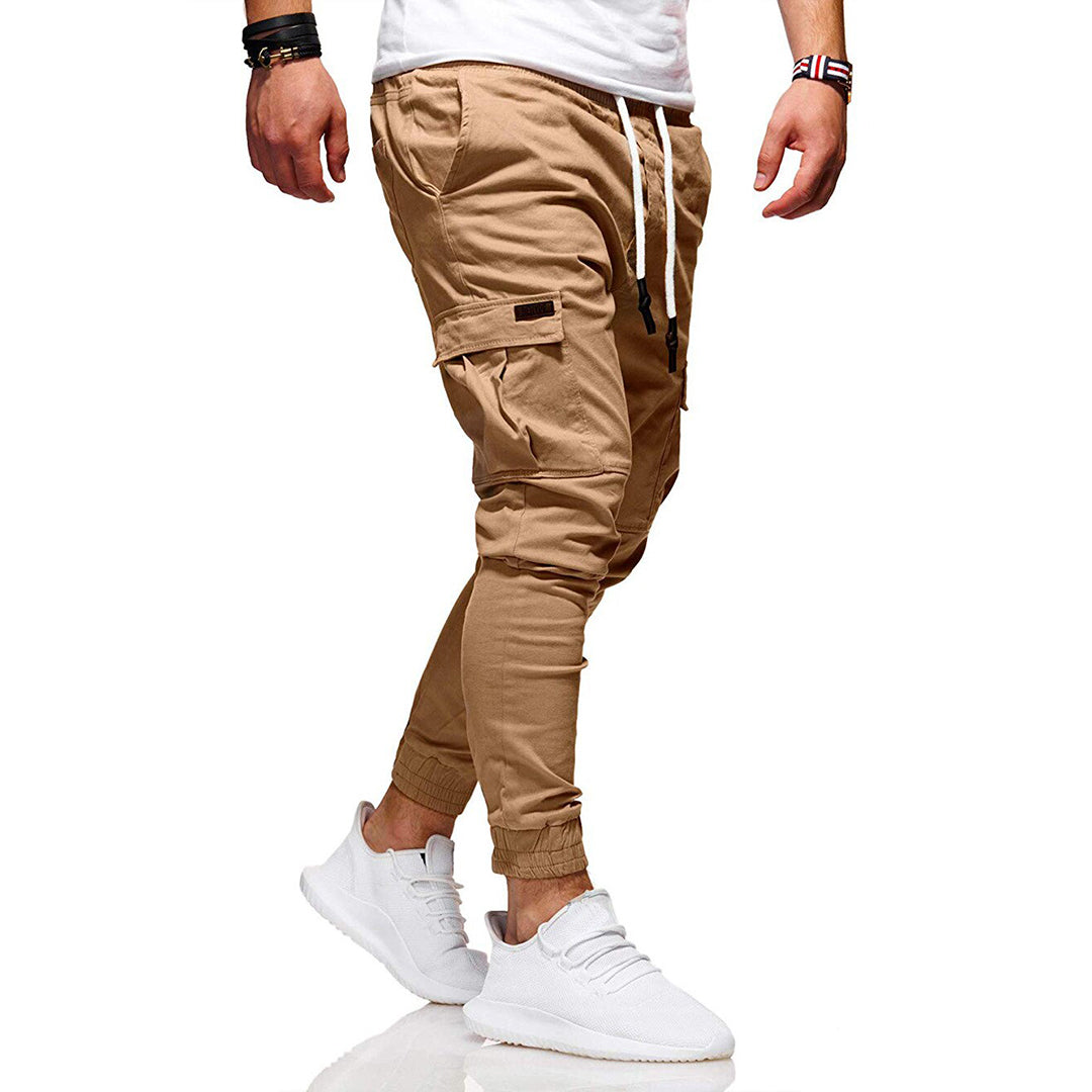 Winterfeld™ | Herren Cargo Jogginghose – Moderne Streetwear Freizeithose mit Taschen und Elastikbund, Outdoor & Alltag