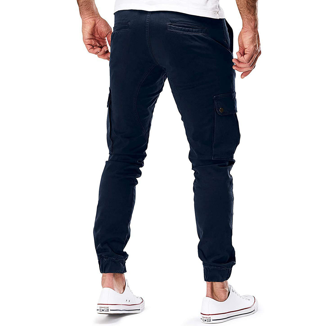 Winterfeld™ | Herren Cargo Jogginghose – Moderne Streetwear Freizeithose mit Taschen und Elastikbund, Outdoor & Alltag